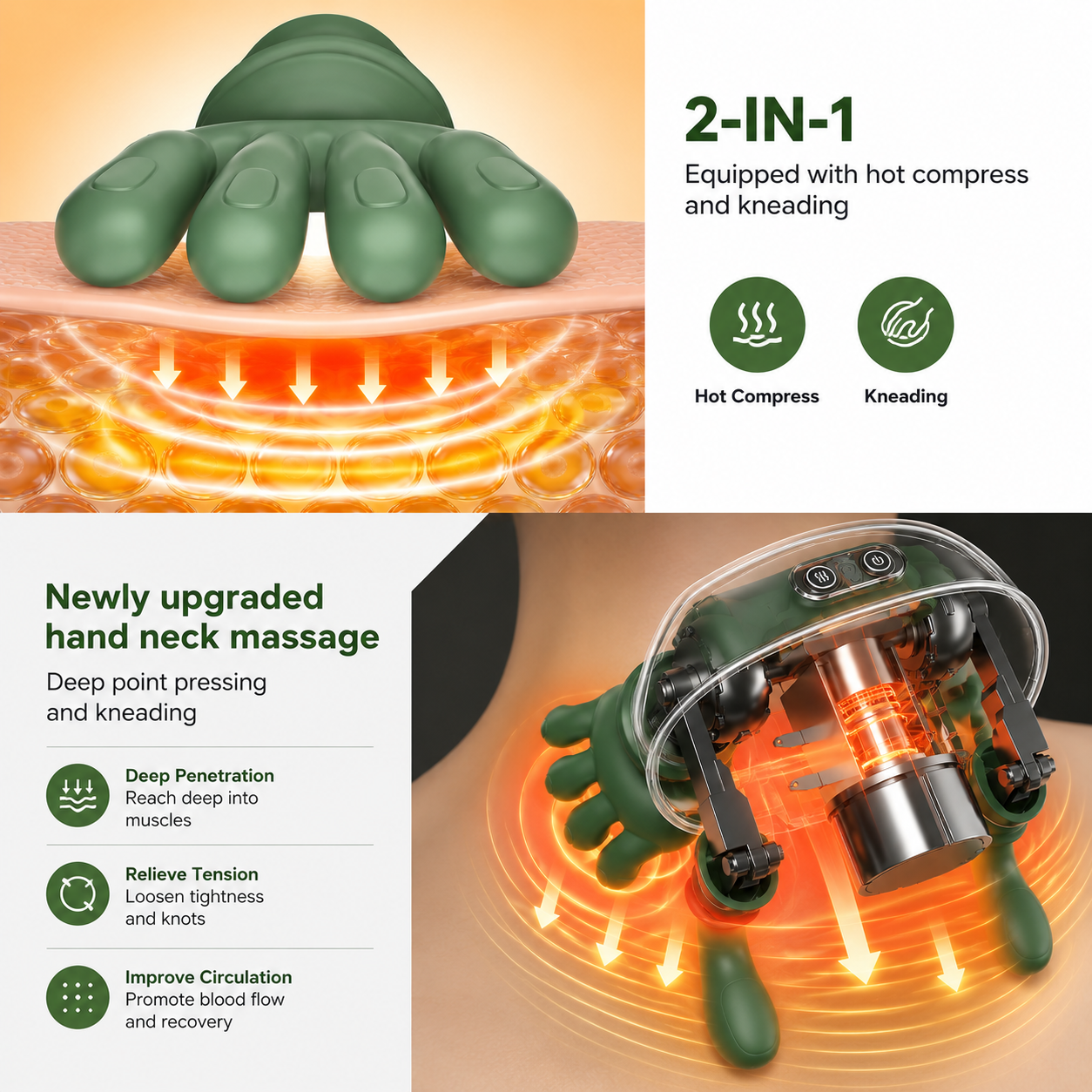 Heated Neck & Shoulder Massager